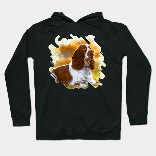 English Cocker Spaniel Hoodie by Nartissima